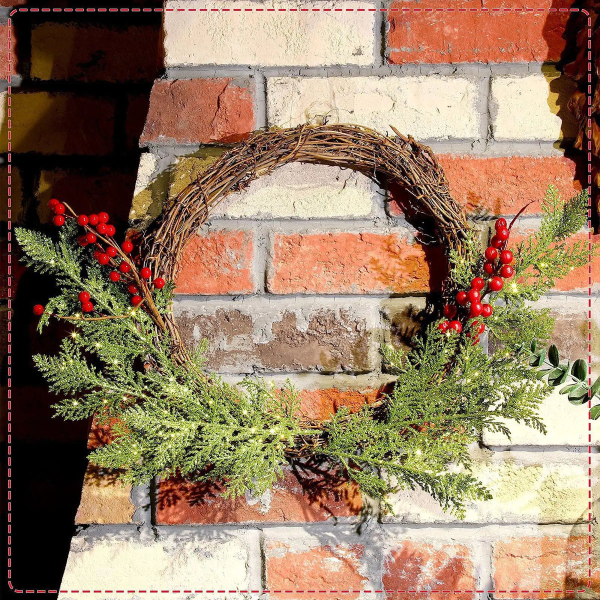 Decoração de natal glitter ramos bagas buquê de flores artificiais enfeites de árvore de natal para casa ano novo 2025 navidad