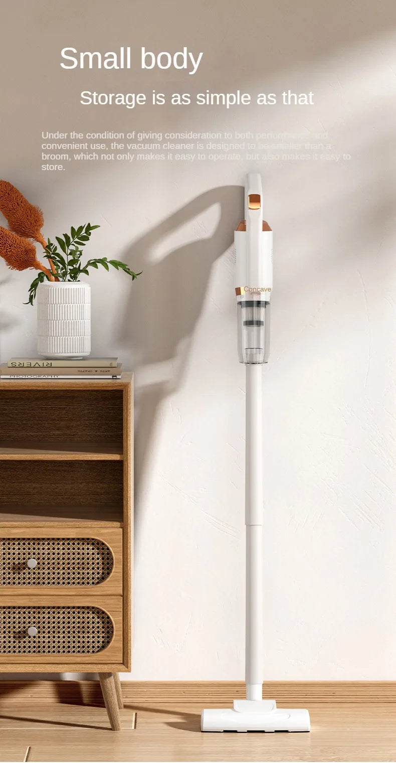 Aspirador de pó portátil sem fio de alta potência, 8500pa, 120w, portátil, para uso doméstico e automotivo, máquina de limpeza de poeira com escova