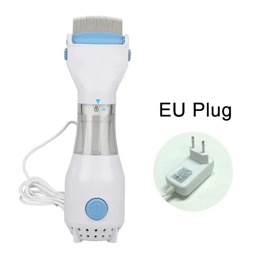 Escova Elétrica Multifuncional para Remoção de Piolhos e Pulgas em Animais de Estimação, Limpador de Pelos para Gatos e Cães