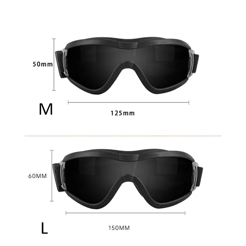 Letvia óculos de sol para cães de estimação, durável, à prova de vento, resistente a uv, acessórios de decoração para animais de estimação