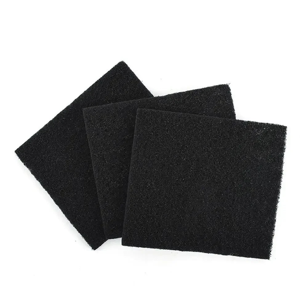 Filtro de algodão com carbono ativado para animais de estimação, 3 peças, alto desempenho de adsorção, para gatos, cães, gatinhos, caixas de areia, banheiro universal