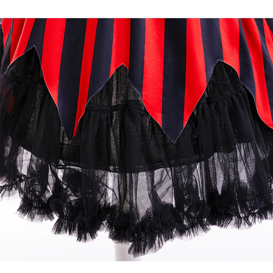 Halloween meninas vestido pirata cosplay carnaval festa pirata role play terno com lenço crianças roupas de desempenho de palco