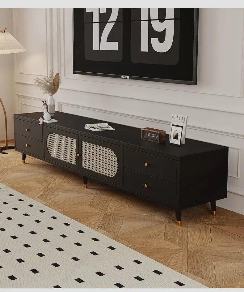 Design italiano suporte de tv com gavetas beleza única sala de estar suporte de tv minimalista premium meuble de rangement móveis para casa
