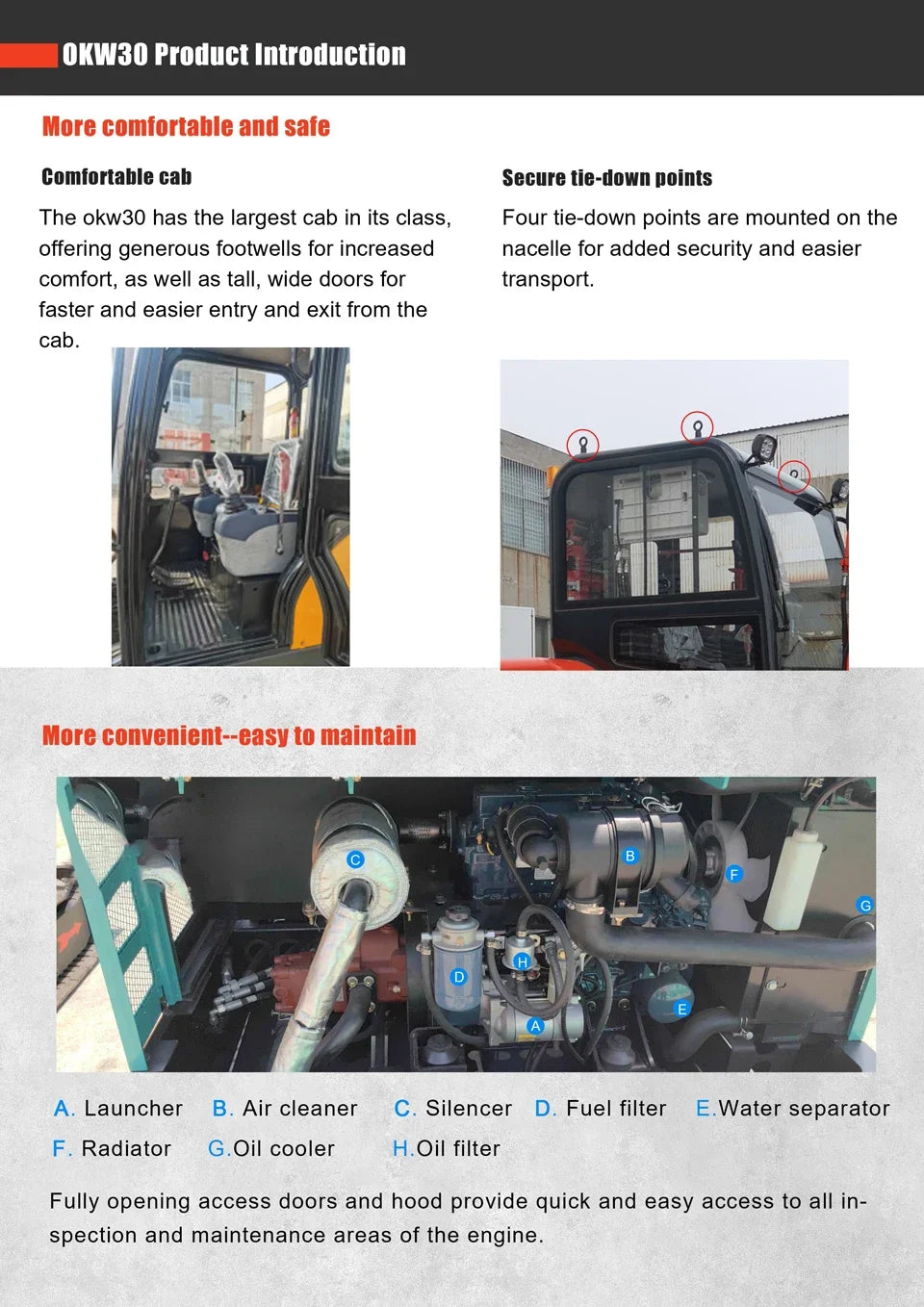 CE EPA SHANDONG Euro V Mini Escavadeiras de Esteiras 2,5 Ton 3 Ton com Bomba de Motor-Mini Bagger de Alto Desempenho para Venda