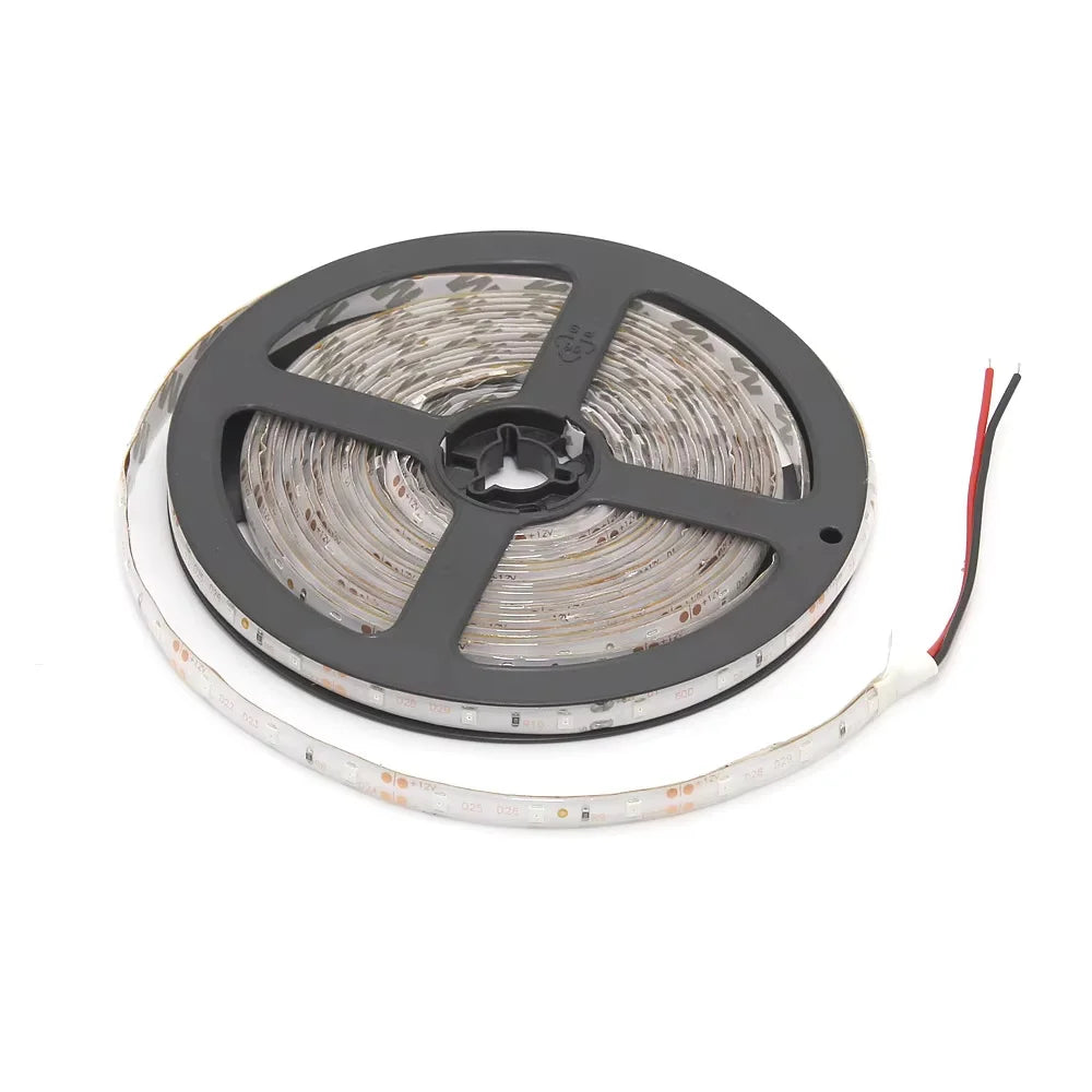 Fita de LED Flexível DC 12V 5m SMD 2835 300 LEDs, Guirlanda de Natal, Fita de Diodo, Pacote com 1 Unidade