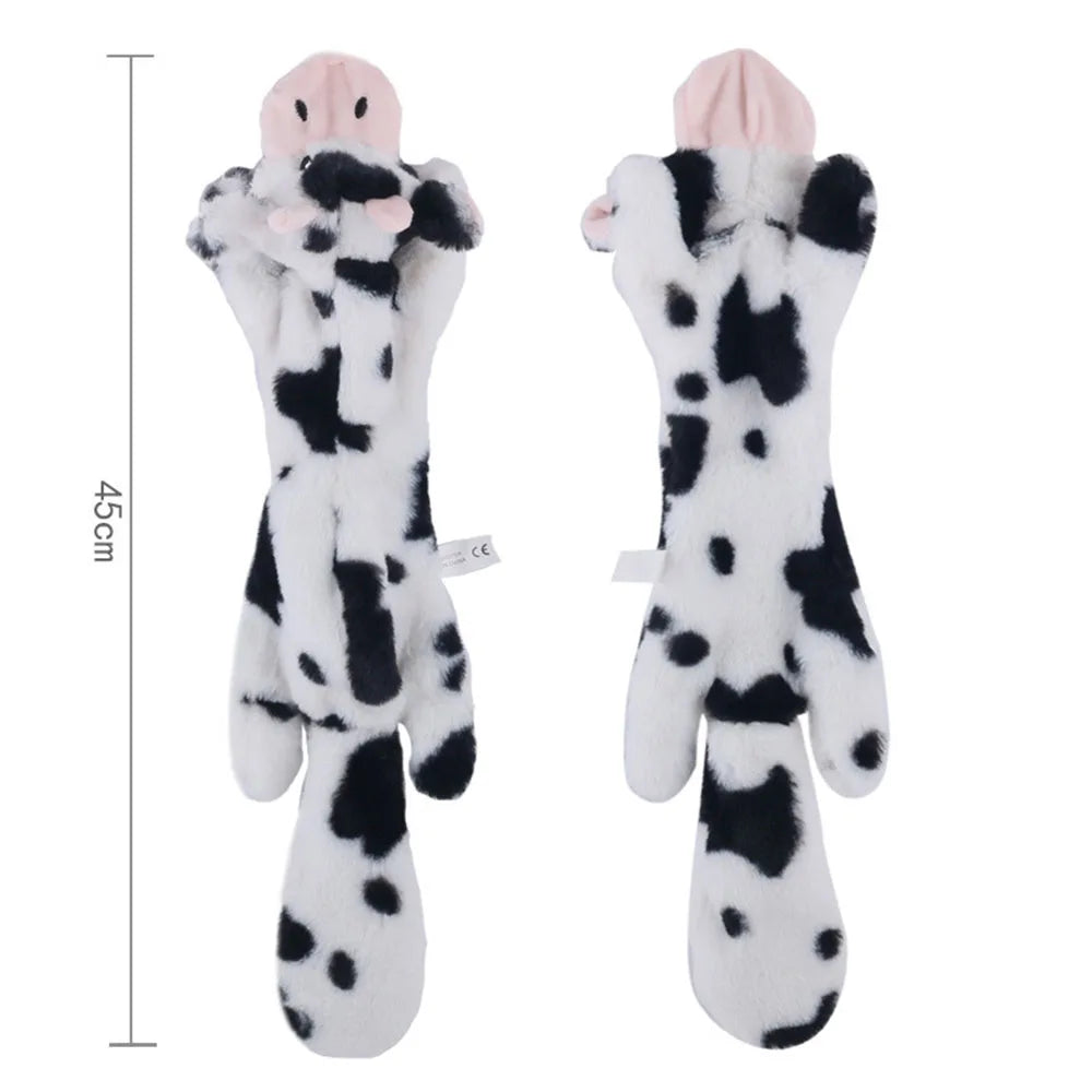 Engraçado animal simulado sem recheio brinquedo do cão com rangidos durável stuffingless pelúcia estridente cão mastigar brinquedo crinkle pet rangido brinquedo