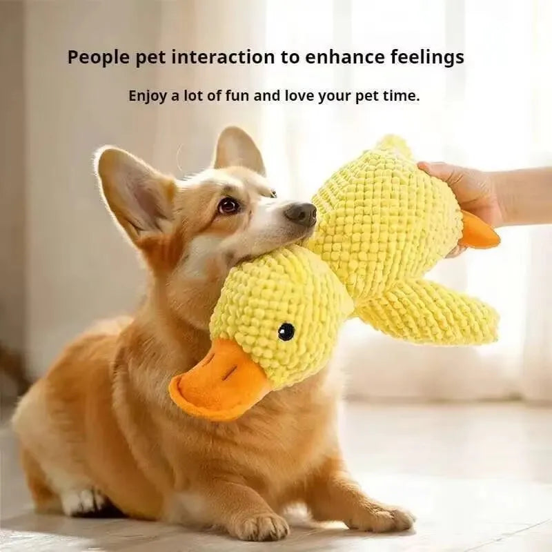 Brinquedos Indestrutíveis para Animais de Estimação para Gatos e Cães que Mastigam Fortemente, Brinquedo Interativo de Pelúcia com Som para Gatos e Cães