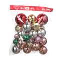 30 pçs bola de natal decoração do quarto casa pendurado bola 2025 árvore de natal pingente decoração festa presente de ano novo acessórios navidad