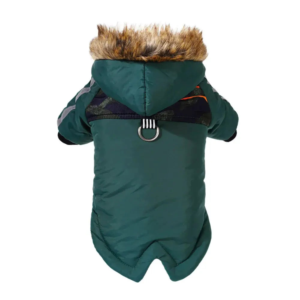 Jaqueta de lã com capuz para cães pequenos, casaco impermeável quente, roupa de buldogue francês, roupa de chihuahua, jaqueta de cachorro, inverno Kasa & Pet