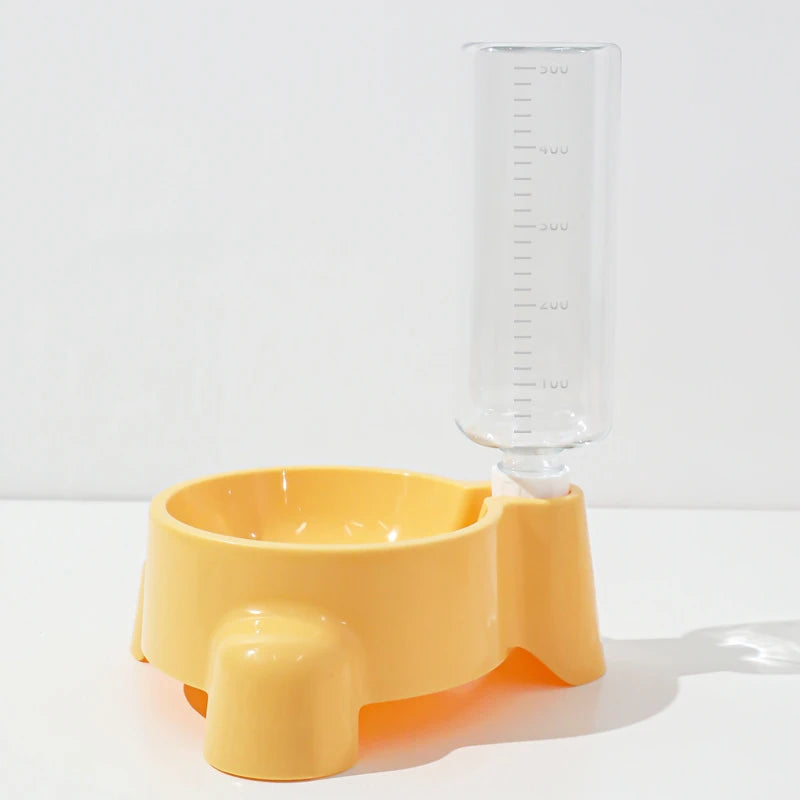 Garrafa de água para animais de estimação, alimentação automática de água para uma única tigela de água potável, filhote de cachorro, gato, dispensador de tigela, suprimentos para animais de estimação