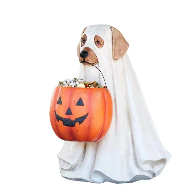 Decorações Criativas de Cães Elfos para o Halloween, Decorações para Festas, Ornamentos Artísticos para Casa, Acessórios Decorativos Divertidos