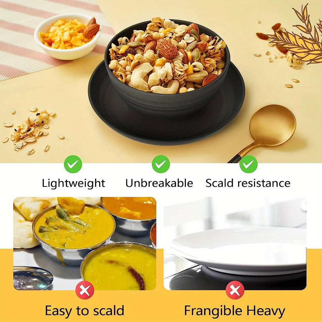 Novo 16 peças/set de pratos de refeição não frágeis, pratos de palha de trigo, conjunto de talheres, máquina de lavar louça de micro-ondas, seguro, utensílios de mesa reutilizáveis