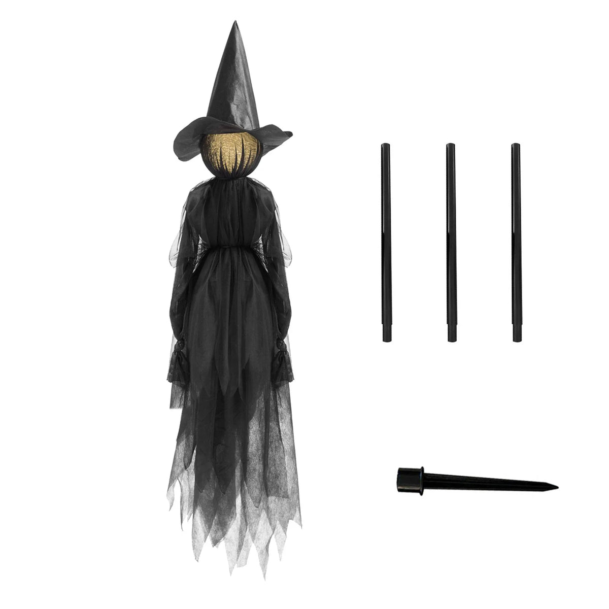 Decoração de festa de halloween de terror, casas assombradas, porta ao ar livre, pano preto assustador, gaze assustadora, adereços góticos - Kasa & Pet