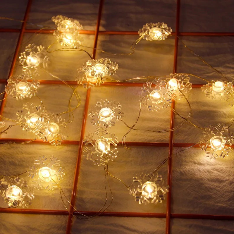 Papai noel natal led luz corda feliz natal decoração para casa 2025 enfeites de árvore de natal navidad presentes de natal ano novo