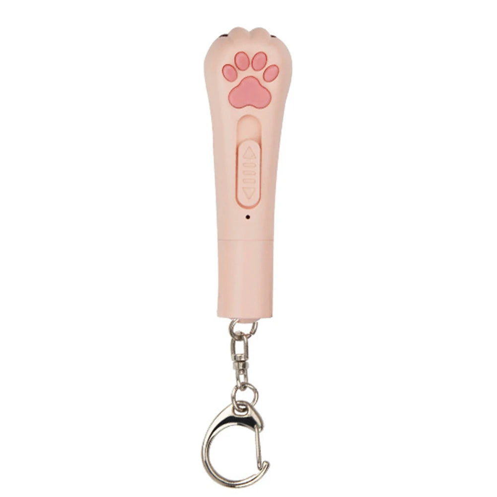 3-em-1 pet ponteiro gato brinquedo usb recarregável ponto vermelho luz engraçado gato caçador vara caneta interativa ponteiro produtos para animais de estimação Kasa & Pet