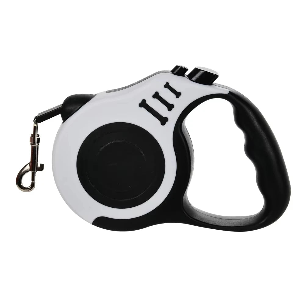 Coleira Retrátil para Cães 3m 5m Automática com Trava de Segurança em Nylon para Cães de Porte Médio, Grande e Pequeno para Caminhadas ao Ar Livre, Trilhas e Viagens Kasa & Pet