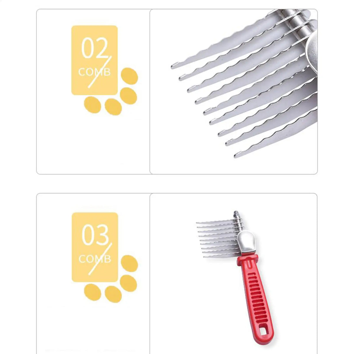 Escova Desembaraçadora para Pets, Escova de Tosa para Remoção de Pelos, Escova Suave para Desembaraçar Pelos, Ferramentas para Gatos, Uso Interno e Externo
