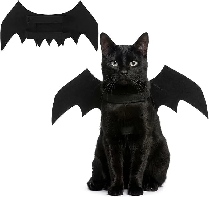 Asas de Morcego para Animais de Estimação de Halloween, Acessórios de Cosplay para Gatos e Cães, Adereços de Transformação para Festas Festivas com Atmosfera Divertida