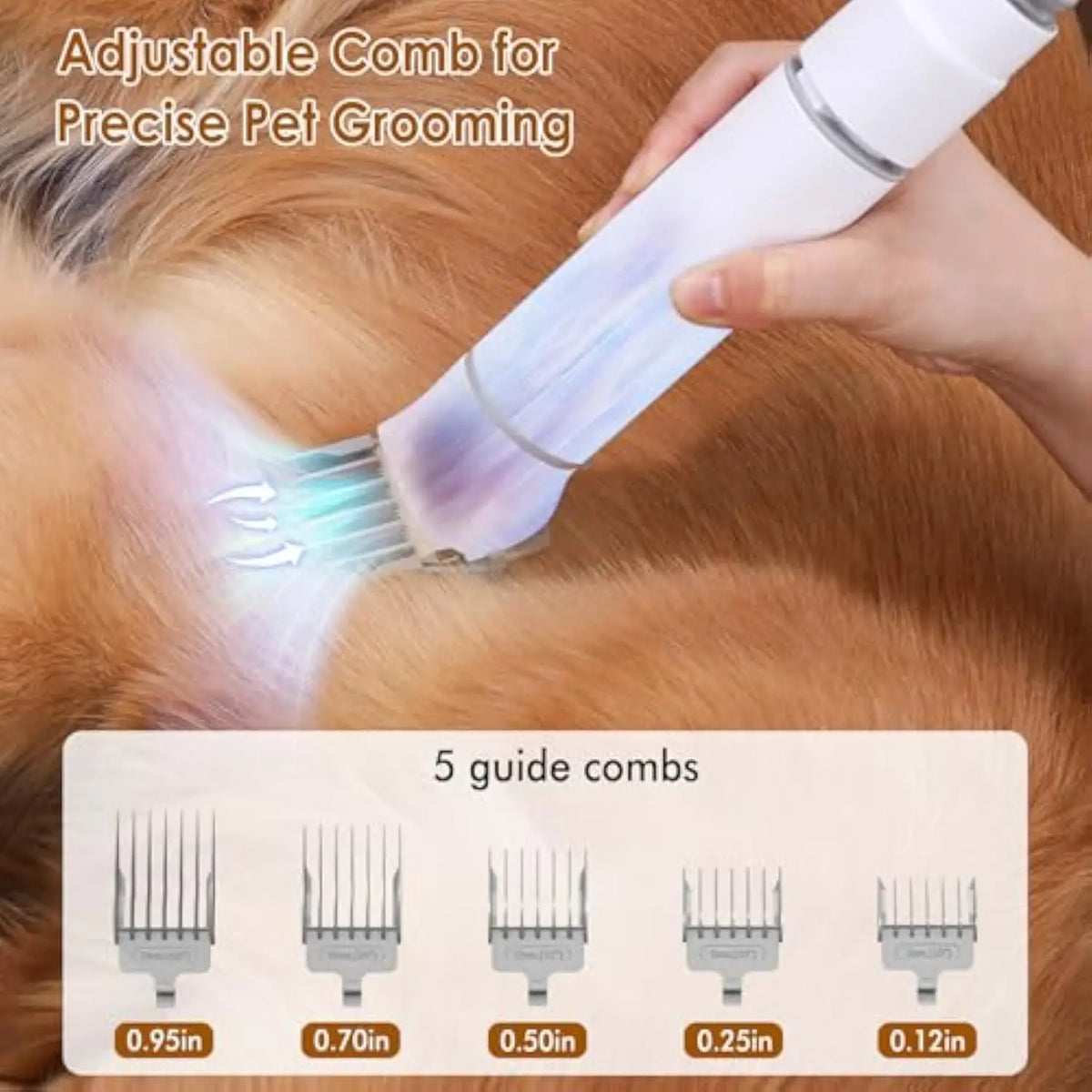 Aspirador de Pêlos de Animais, Conjunto de Aspirador de Mão Multifuncional Moderno em Plástico, Adequado para Gatos e Cães