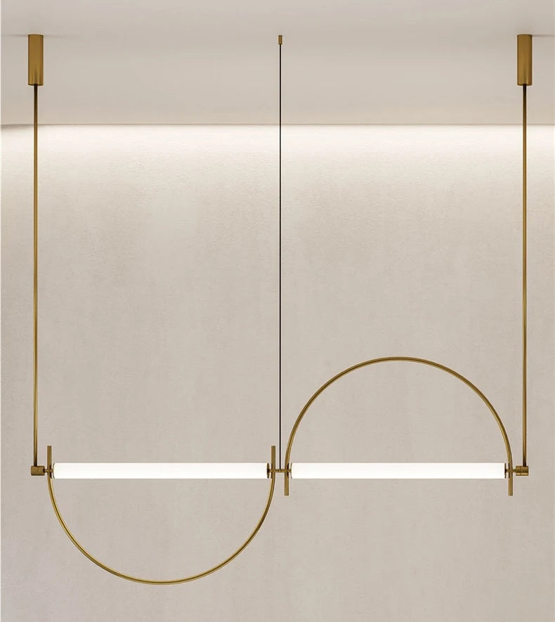 Sala de estar minimalista luz pingente moderno designer arte lâmpada led quarto estudo sala jantar balcão barra minimalista luz interior