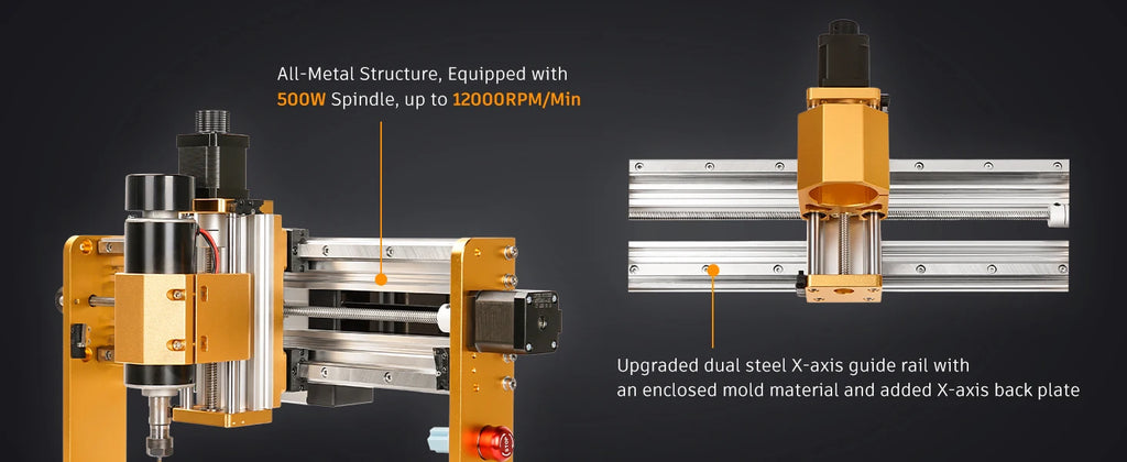 Máquina de fresagem CNC3018PRO, roteador CNC e máquina de gravação com kit de interruptor de limite para uso offline em trabalhos de marcenaria.