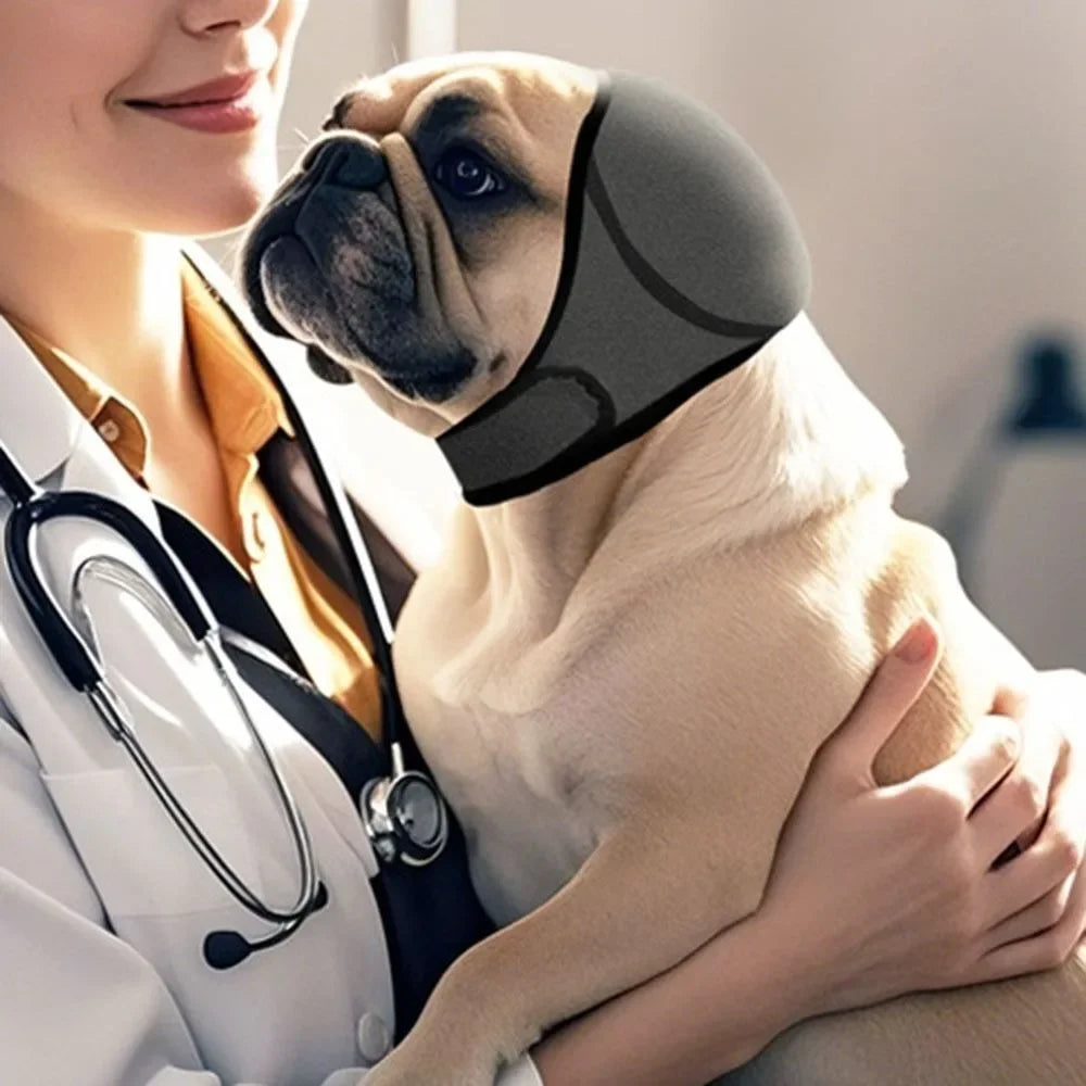 Protetor Auditivo Antirruído para Cães: Abafador Calmante Impermeável e à Prova de Choque para Cães - Novo