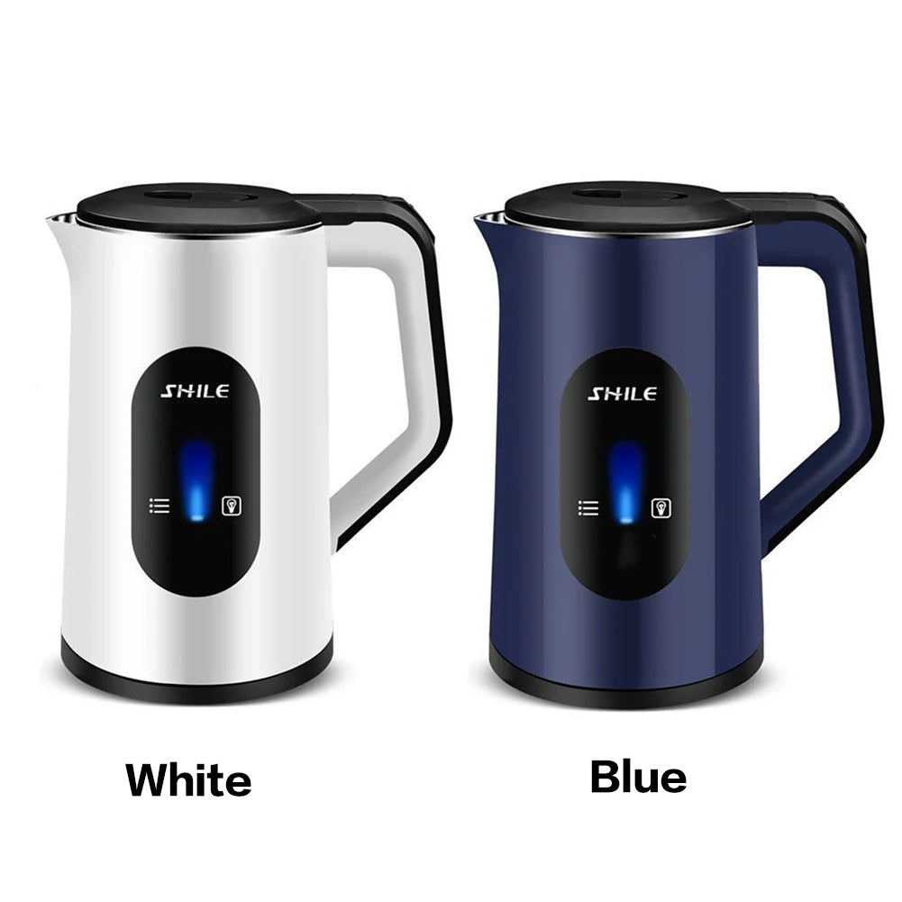 2.2l 1500w caldeira de água aço inoxidável fervente rápida chaleira elétrica quente multifuncional ferver pote água para fazer chá café em casa