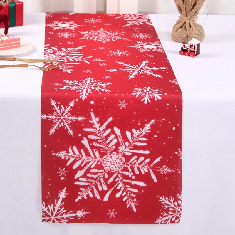Feliz natal corredor de mesa natal capa de mesa decorações de natal para casa 2025 navidad natal presentes ano novo 2026 toalha de mesa