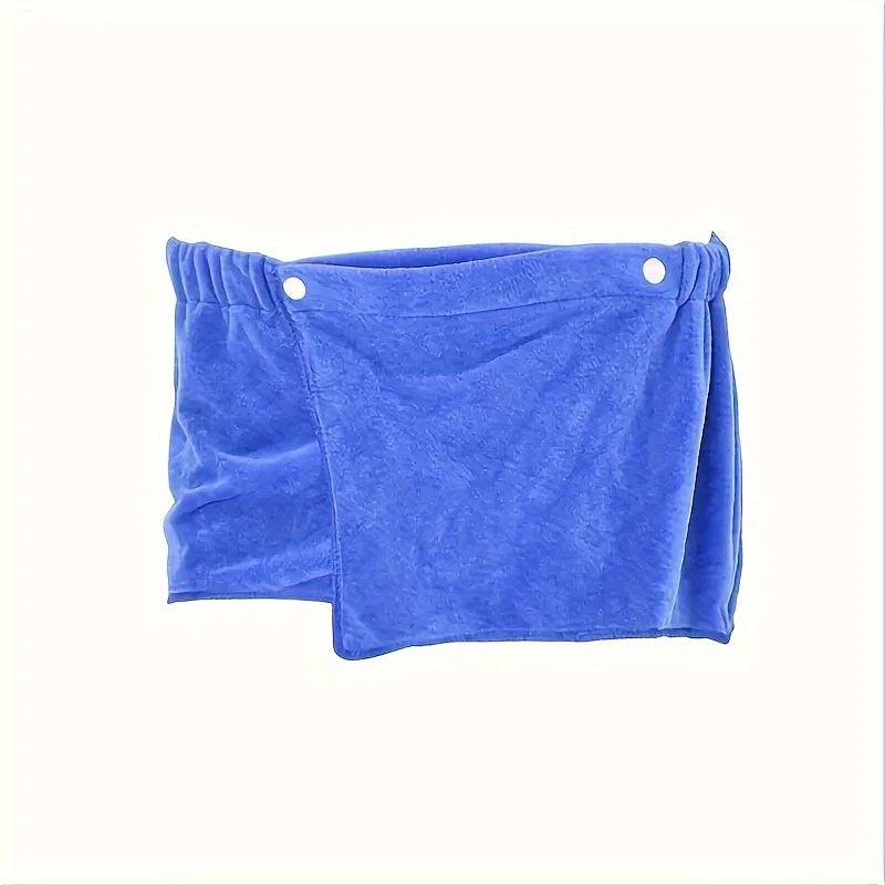 1 Peça de Toalha de Banho Masculina Macia e Vestível, Toalha Envolvente de Cor Sólida, Toalha de Praia, Toalha de Acampamento, Acessórios de Banho para Casa de Banho