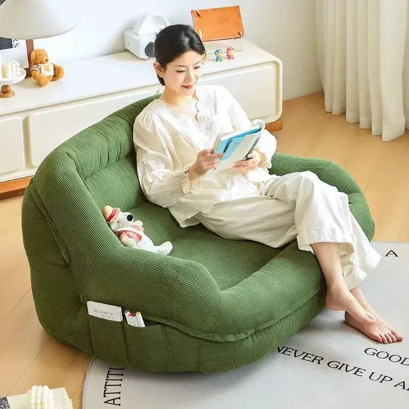 Sofá preguiçoso portátil sala de estar barato único sofás adulto tatami chaise lounge relaxante sofá de 1 pessoa moderno minúsculo móveis para casa