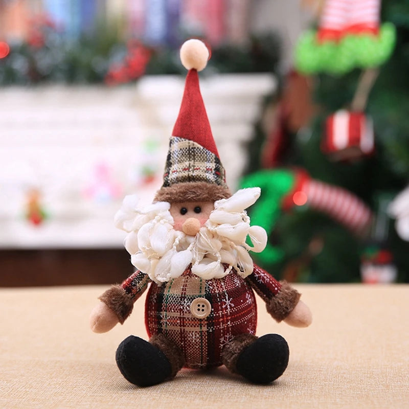 Enfeites de Natal Bonecos Decorações de Feliz Natal para Decoração de Mesa de Casa Presente de Natal 2026 Decoração de Ano Novo 2026 Noel