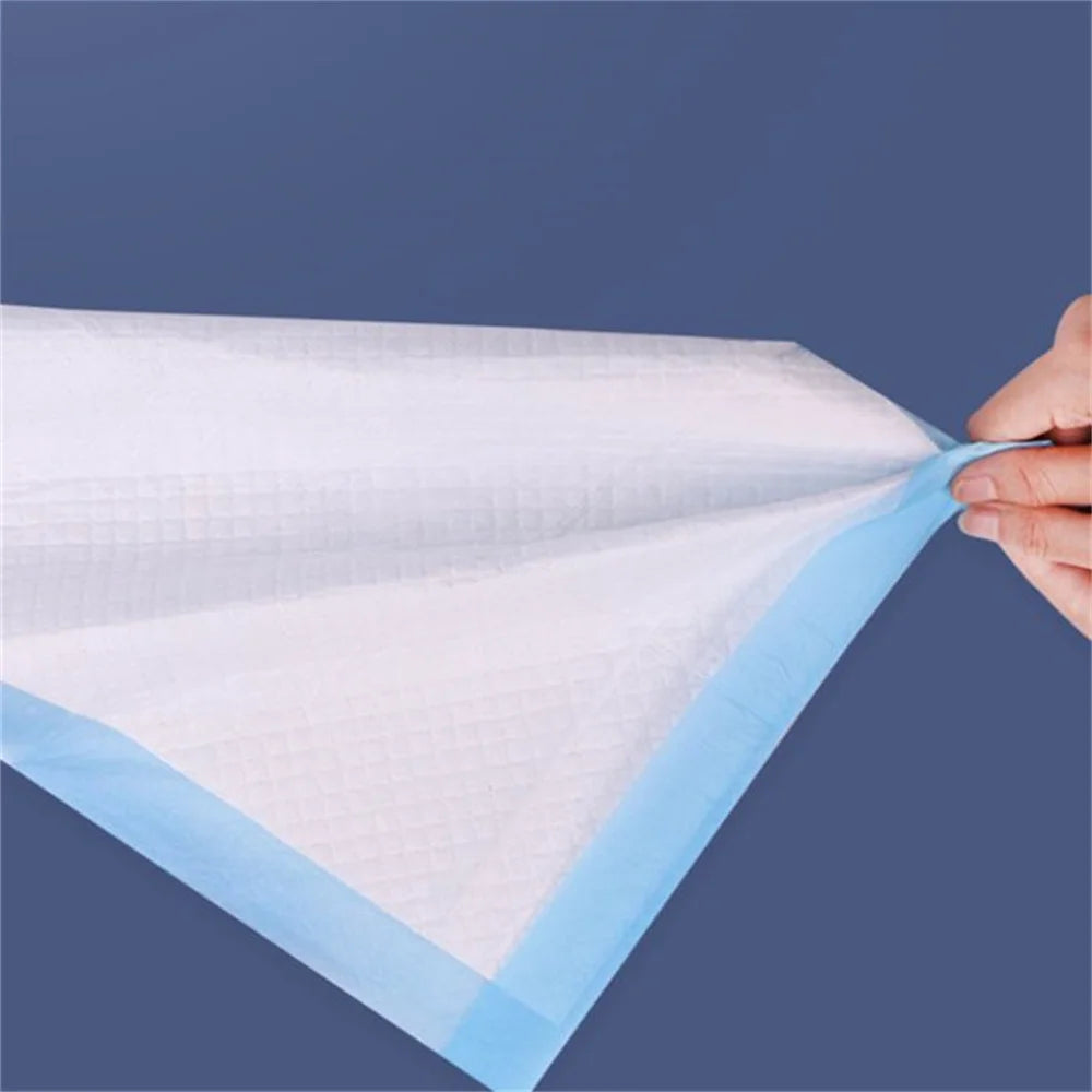 Fralda para animais de estimação, 50 peças, 60*90cm, 60*60cm, fraldas descartáveis para treinamento de cachorros, almofadas de xixi, superfície de secagem rápida, almofada limpa, fornecimento de cachorro