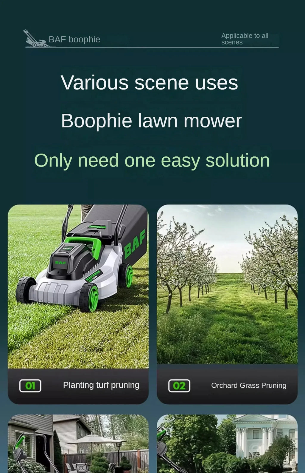 Novo cortador de grama elétrico com alta potência para jardins pequenos e uso doméstico multifuncional