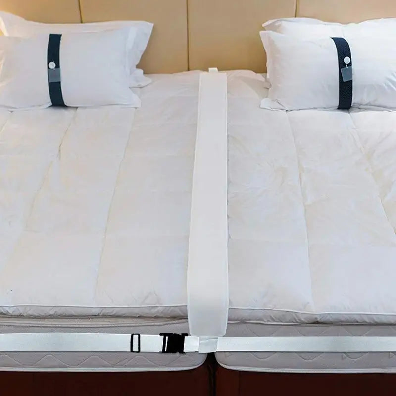 Kit conversor de ponte de cama gêmeo para king, preenchimento de lacunas de cama para fazer camas de solteiro em conector king, conector de colchão para convidados