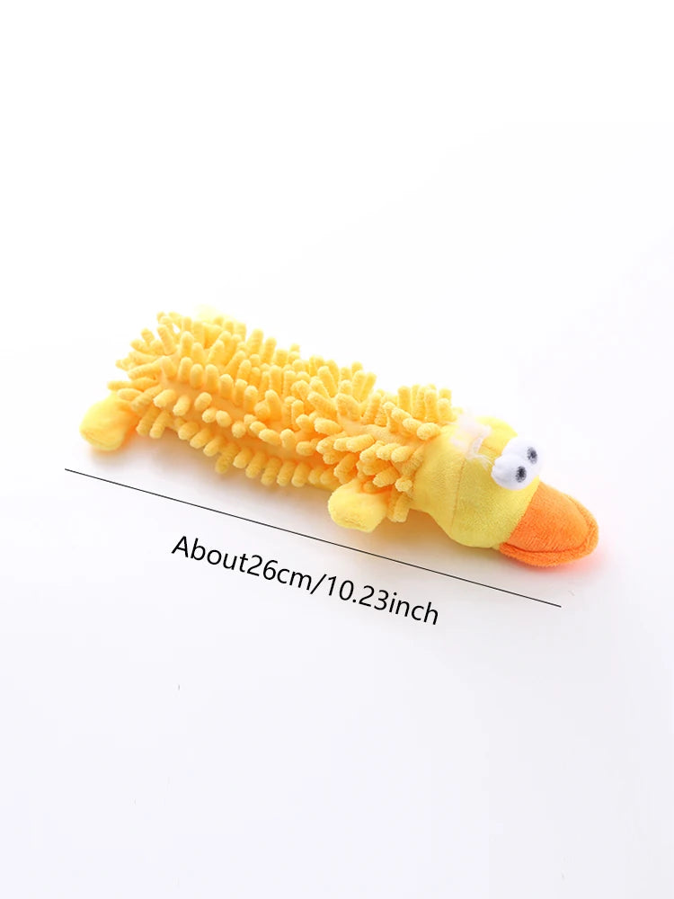 Brinquedo para cachorro de estimação, brinquedo de pelúcia com som, esfregão, concha de pele, sapo, hipopótamo, suprimentos de moagem de dentes