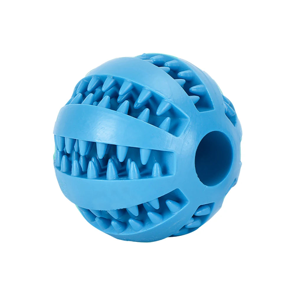 Bola de borracha interativa para pet, Mastigar brinquedo para cães pequenos, Limpeza dos dentes, Acessórios para cachorros Kasa & Pet