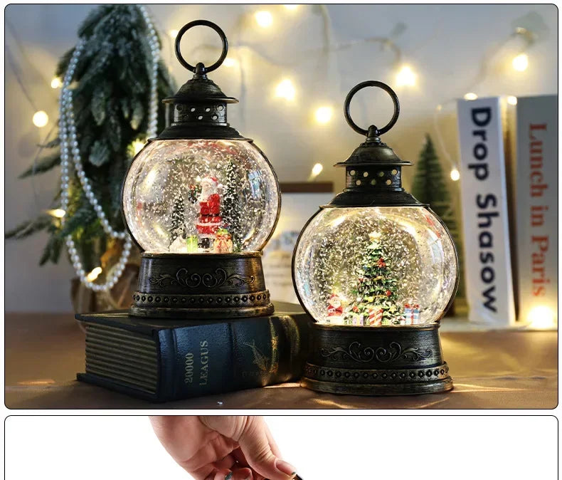 Luzes De Vento Caixas De Música, Bolas De Cristal, Árvore De Papai Noel, Enfeites, Presentes De Natal, Decorações De Carnaval, Vento
