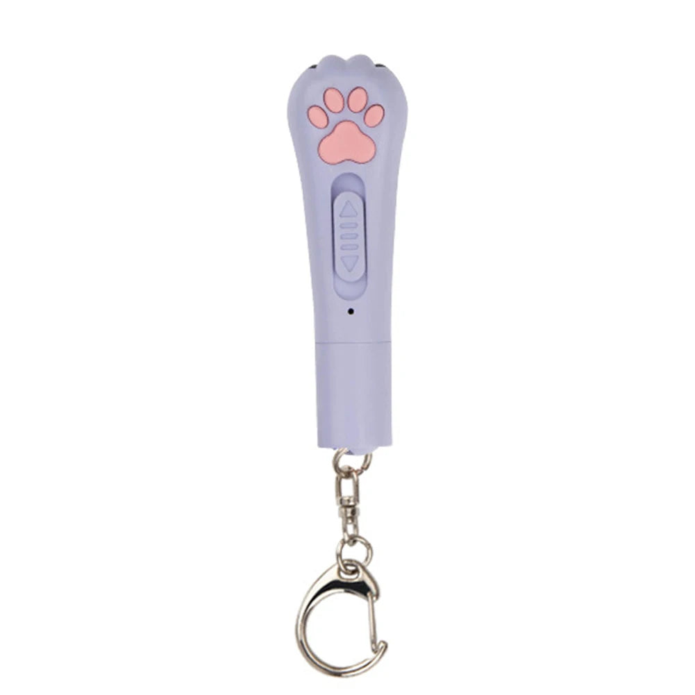 3-em-1 pet ponteiro gato brinquedo usb recarregável ponto vermelho luz engraçado gato caçador vara caneta interativa ponteiro produtos para animais de estimação Kasa & Pet