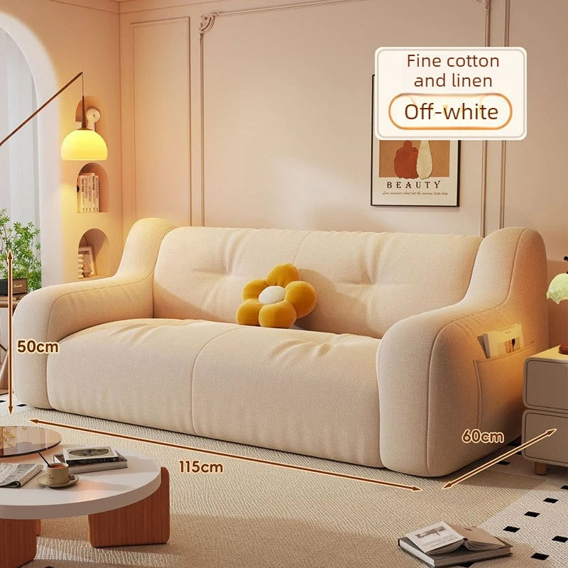 Sofás Bean Bag para 2 Pessoas, Sofás Confortáveis para Sala de Estar, Sofá Bean Bag Portátil para Varanda e Quarto, Tatami Pequeno