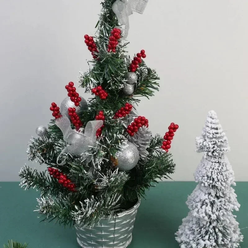 Galhos de Frutas Vermelhas Artificiais para Natal, Buquê de Flores de Azevinho Falso para Decoração de Árvore de Natal e Festa de Ano Novo
