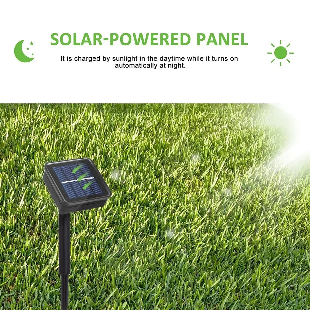 Pacotes de Luzes de Natal LED Solares 1 2 3 4 5, Luzes de Fada para Exterior, 8 Modos, Fios de Cobre, Impermeáveis, Decoração para Jardim, Árvore e Pátio