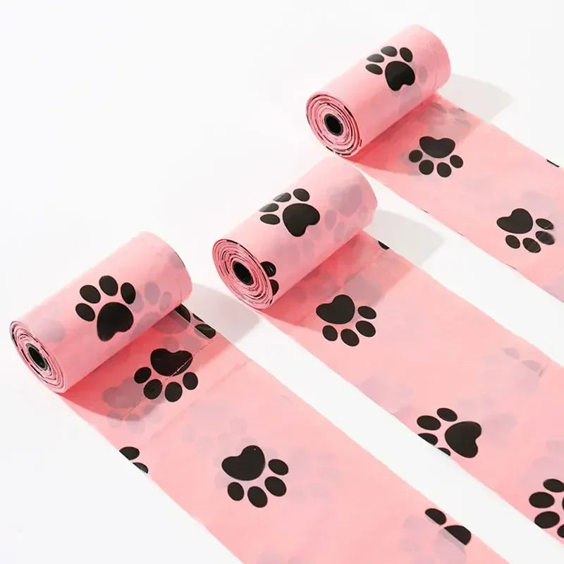 10 rolos saco de cocô do cão limpeza ao ar livre saco de cocô ao ar livre limpo animais de estimação suprimentos para cão 15 sacos/rolo recarga saco de lixo suprimentos para animais de estimação