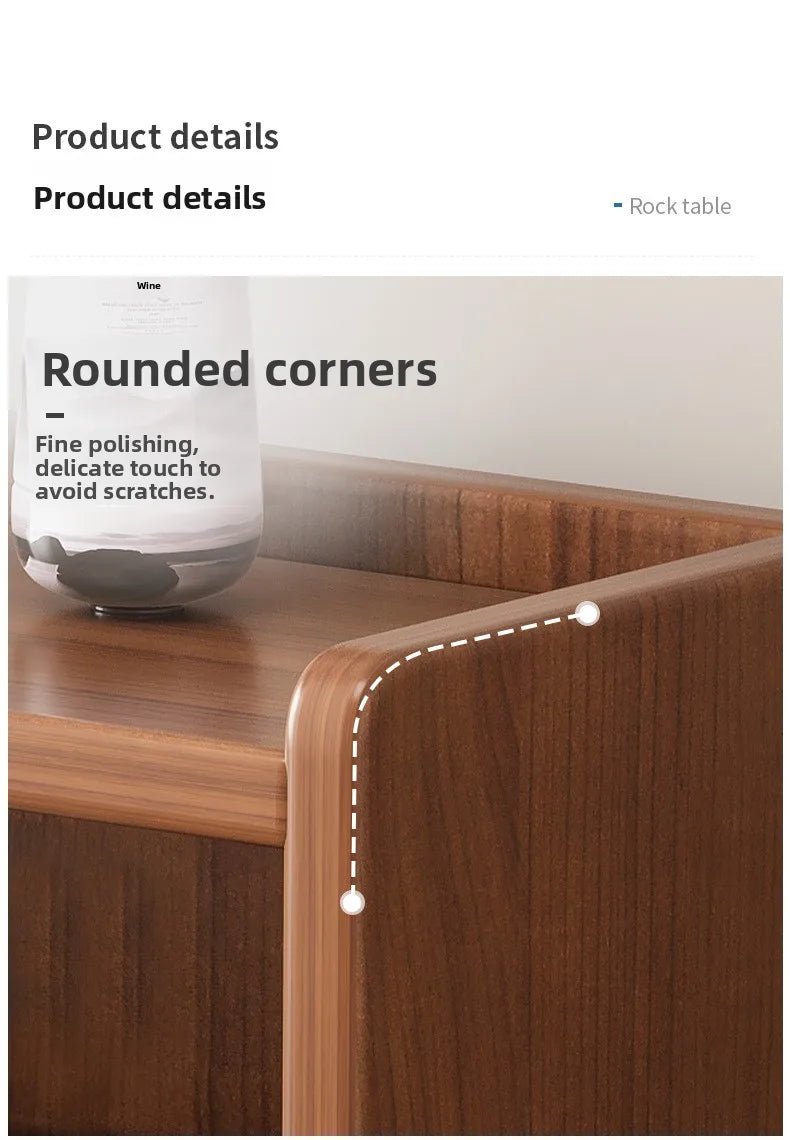 Mesa de Cabeceira Multifuncional para Casa, Armário Estreito de Armazenamento para Quarto Pequeno, Armário de Cabeceira