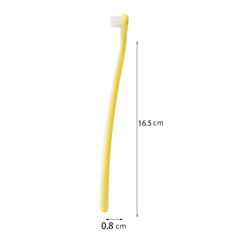 Escova de dentes para limpeza de animais de estimação, 4 unidades, remoção de mau hálito, limpeza de boca, escova de dentes de plástico, cuidados dentários para cães, suprimentos para gatos
