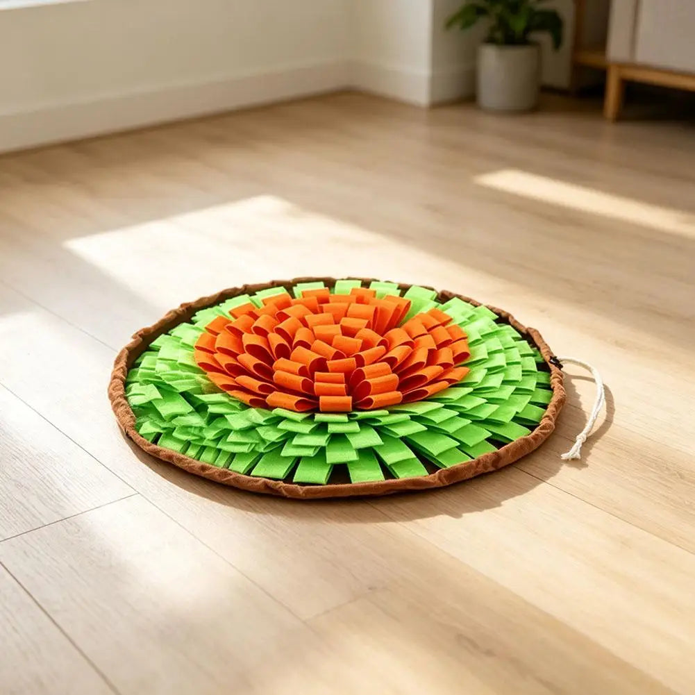 Tapete de busca para cães, jogo interativo de busca de alimentos, brinquedo em forma de tapete para alimentação lenta, ideal para o treino de cães, estimula as habilidades naturais de busca de alimentos.