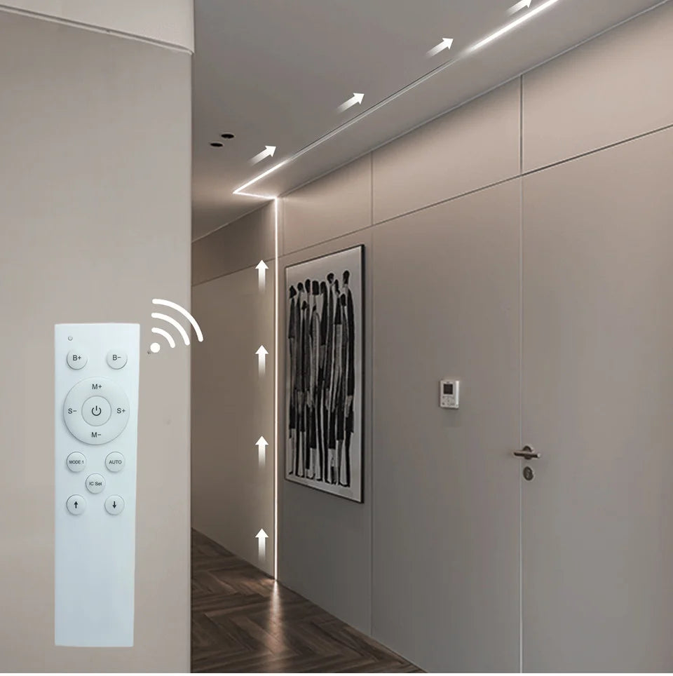 Cob ic cavalo corrida led luz de tira dc24v ws2811 água corrente fluindo fita lâmpada controle sem fio 5m 10m 20m iluminação linear cob