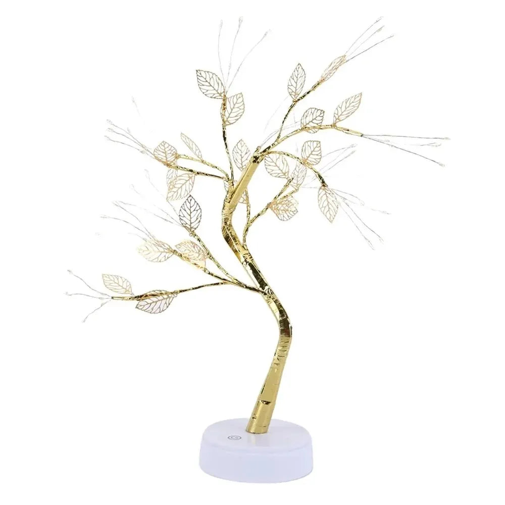 Luminária de Mesa LED em Forma de Folha Dourada, Luzes de Natal, Luzes Noturnas, Decoração para Casa, DIY, Festa, Casamento, Quarto, Presente para o Dia das Mães