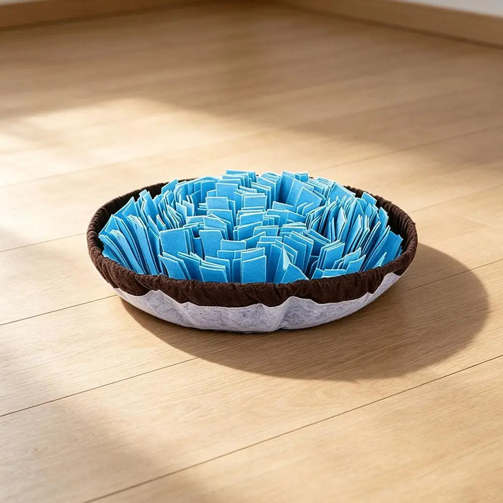 Tapete de busca para cães, jogo interativo de busca de alimentos, brinquedo em forma de tapete para alimentação lenta, ideal para o treino de cães, estimula as habilidades naturais de busca de alimentos.