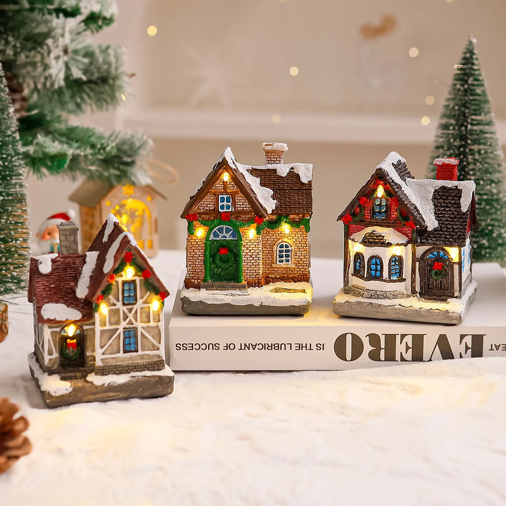Decorações de Luzes de Natal para Casa, Enfeites, Presente de Natal para Crianças, Ano Novo 2025, Decoração de Natal, Luz Noturna para Quarto com Bateria