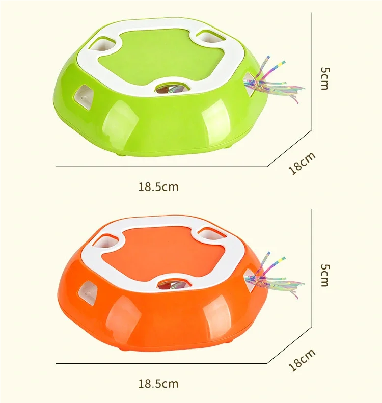 Brinquedo Elétrico Retrátil para Gatos: Placa de Exercício com Múltiplos Buracos para Aliviar o Tédio e Estimular a Energia (Estilo Whack-a-Mole)